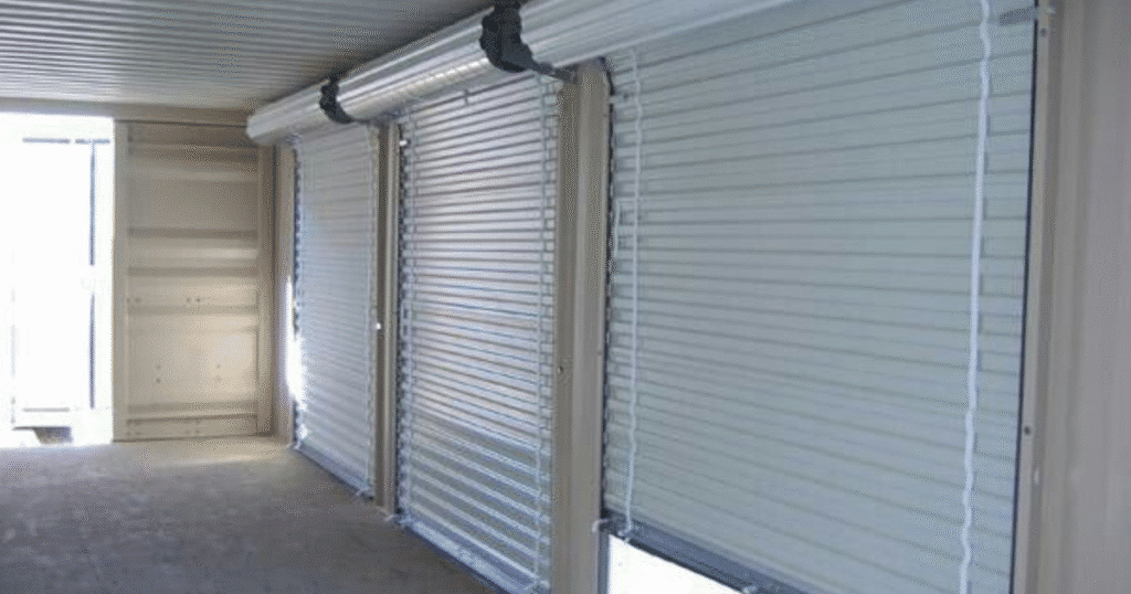 manual roll up garage door