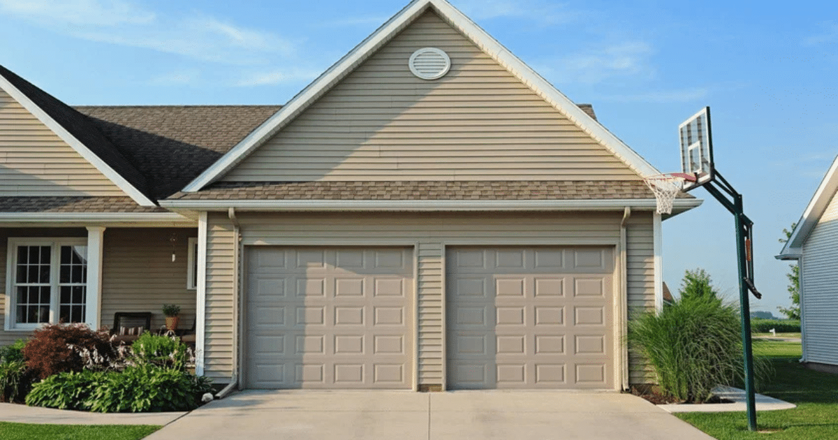 ribbed garage door